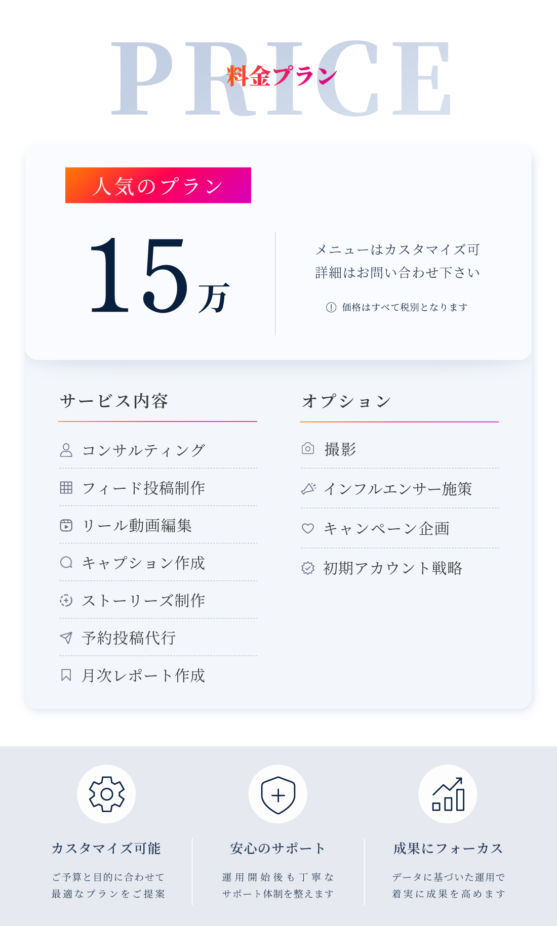 ジャンル・料金